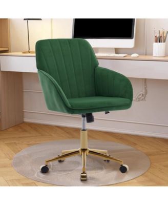 Adjustable Office Chair Swivel Chair Backrest Seat with Metal Base