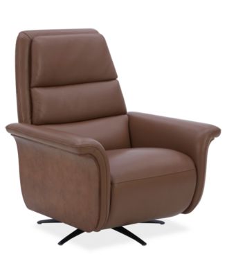 Fernand 43" Leather Power Swivel Recliner