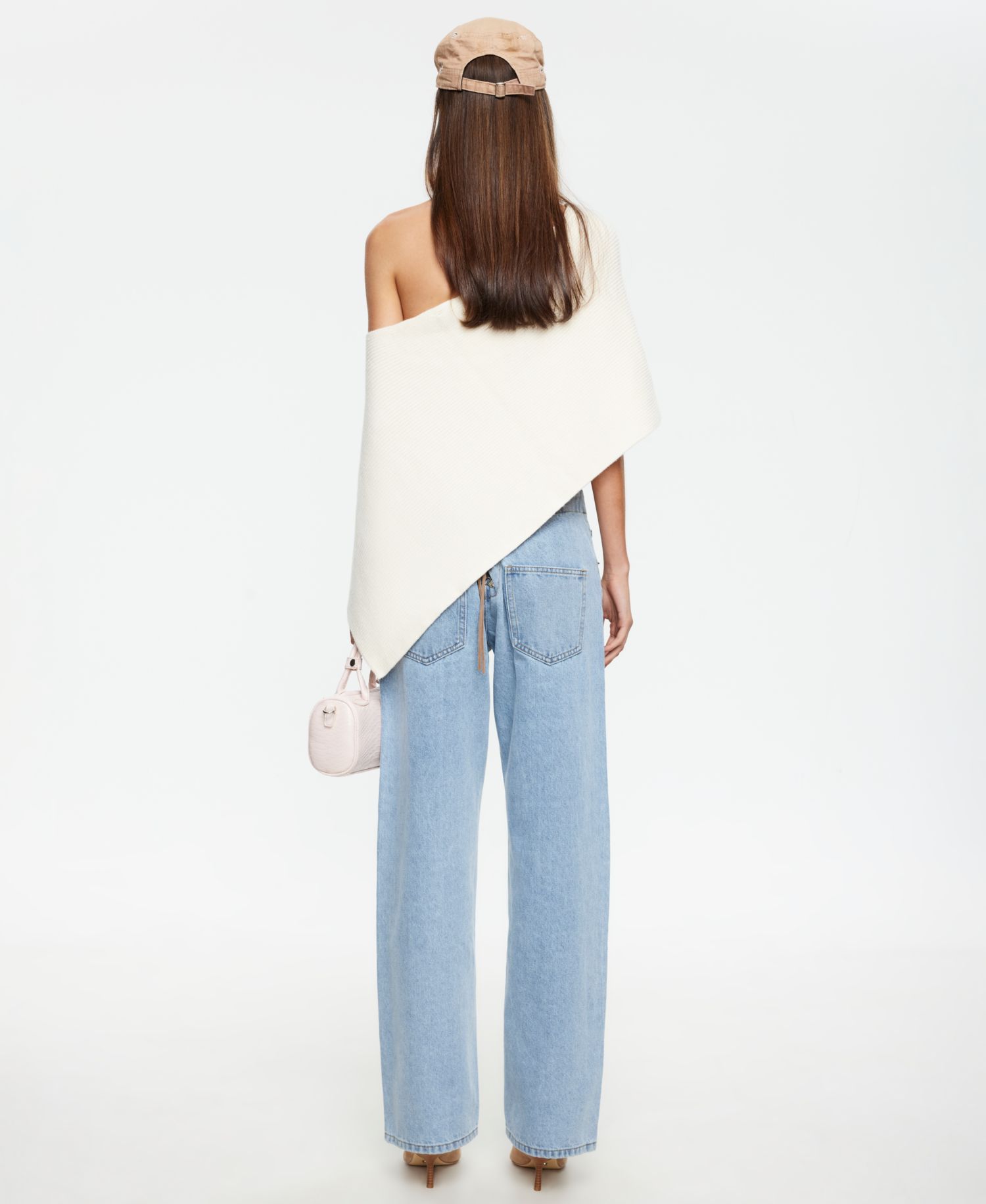 Women's Luminous Pull-On Asymmetric Poncho