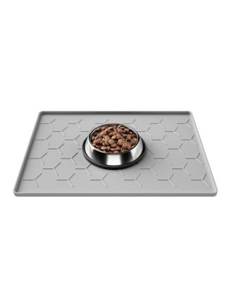 Silicone Pet Feeding Mat Waterproof Non-Slip Raised Edge Easy Clean for Dogs Cats