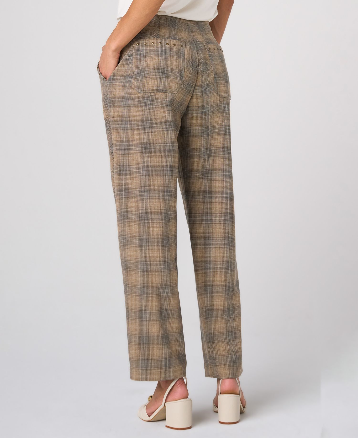 Women's High-Rise Crop Drawstring Trouser