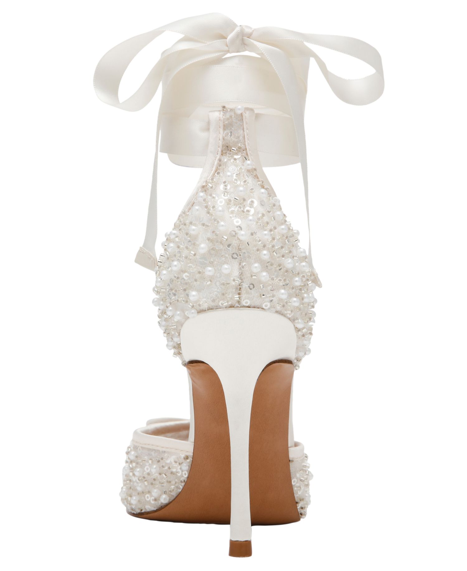 Women's Larina Embellished Lace-Up High Heel Ballet Pumps