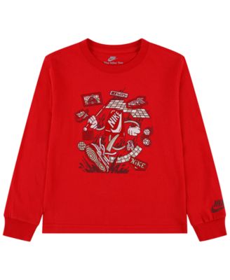 Boys' 4-7 Boxy Long-Sleeve T-Shirt
