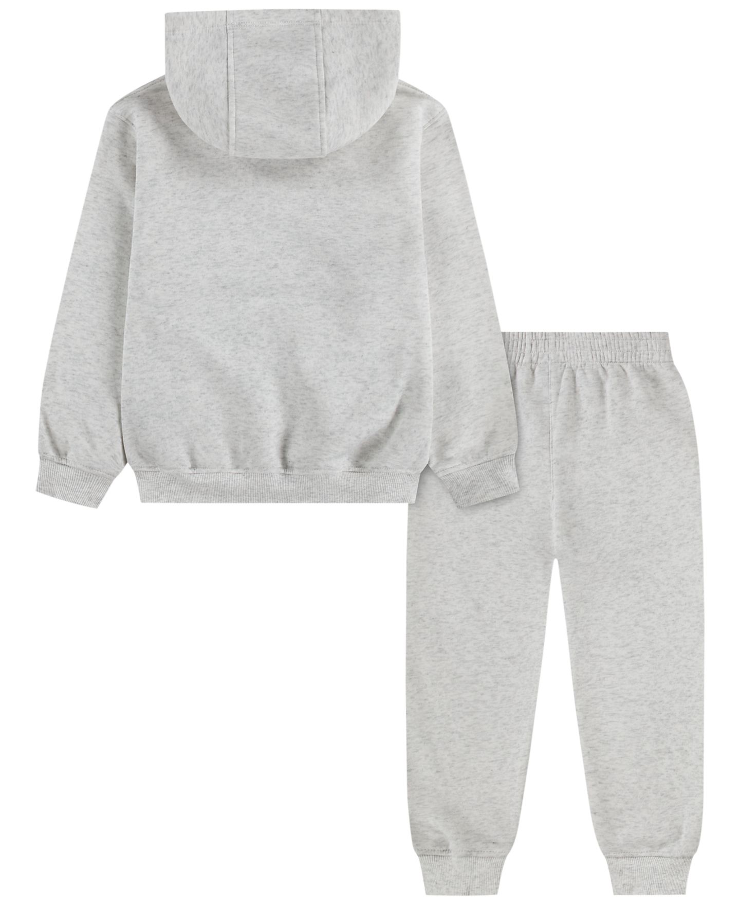 Комплект Nike Fleece Pullover Hoodie and Joggers, 2-Piece Set для мальчиков, цвет: Берёзовый меланжевый — фото 2