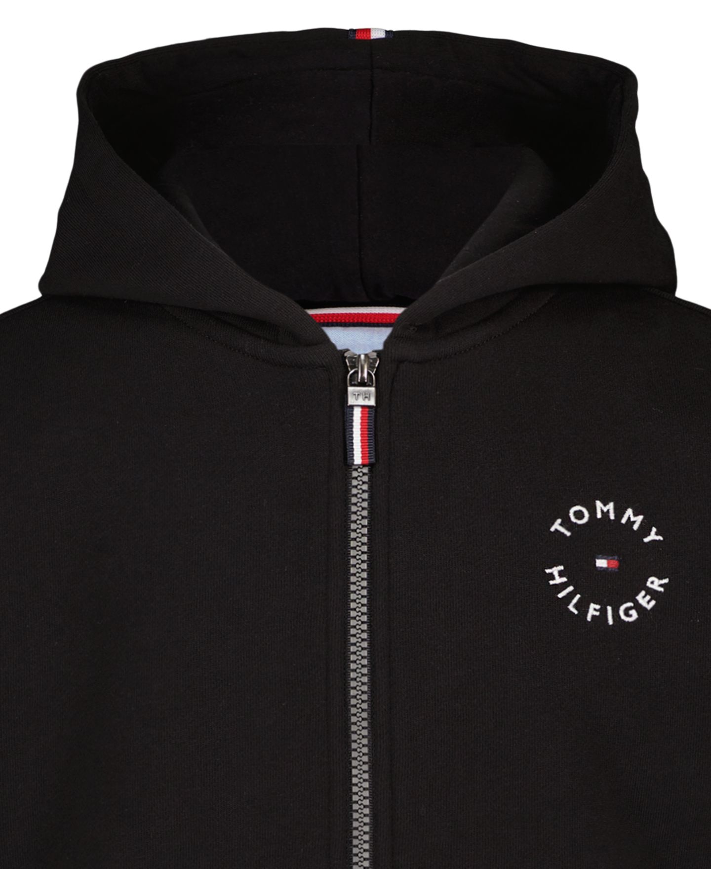 Худи Tommy Hilfiger Elevated Full-Zip для мальчиков, цвет: Чёрный — фото 8