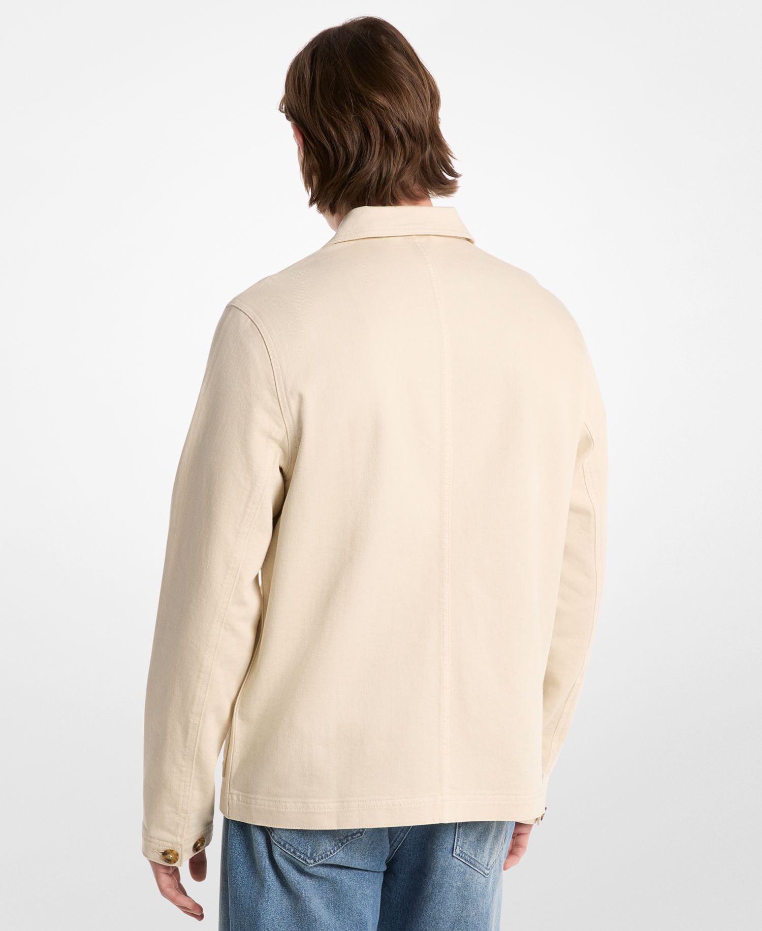 Men's Denim Chore Shirt Jacket
