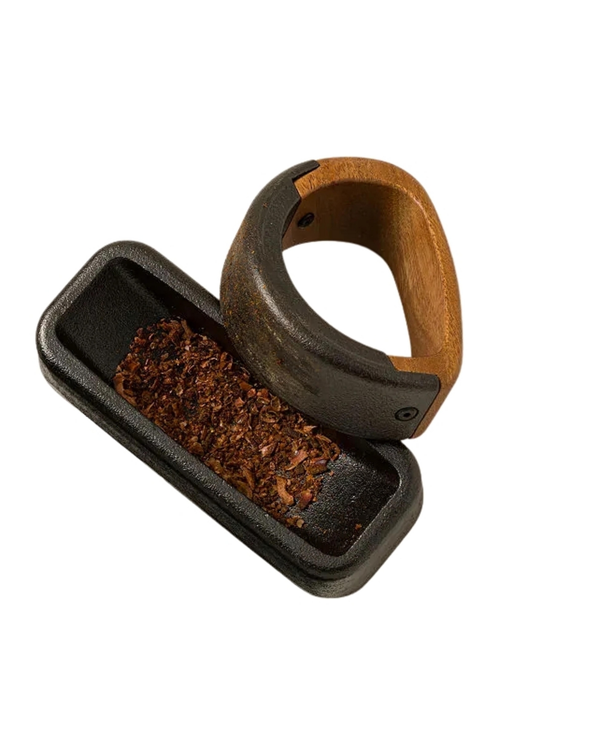 Uncommon Goods Cast Iron Rocking Mortar And Pestle