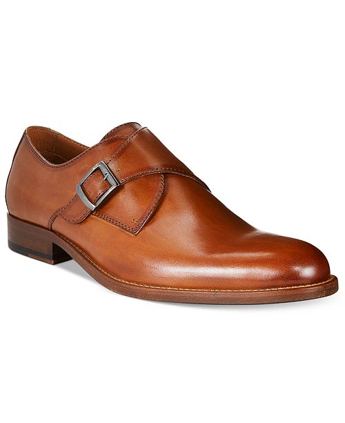 Tasso Elba Men's Lucca Single Monk Loafers, Created for Macy's ...