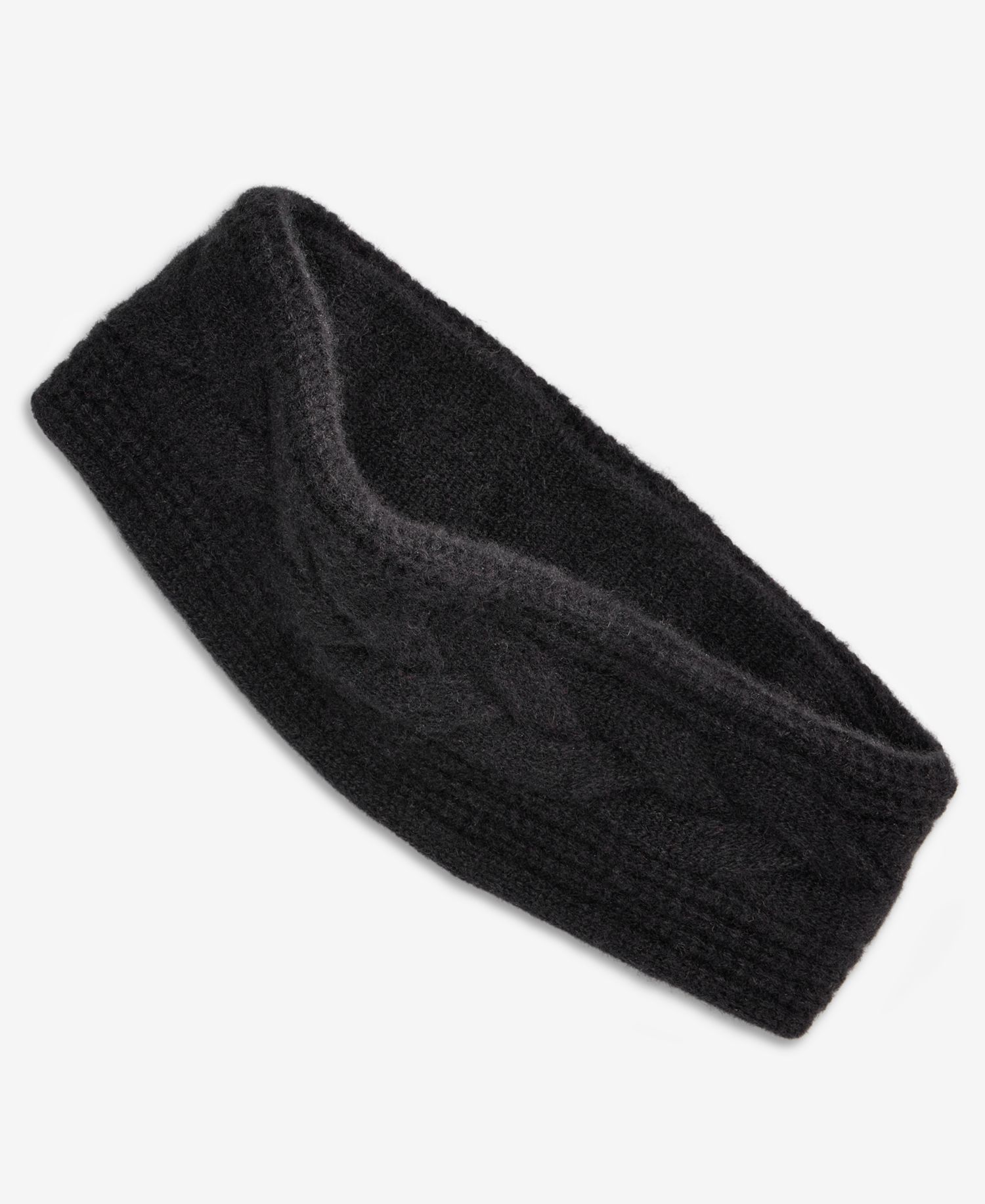 Cable-Knit Cashmere Headband