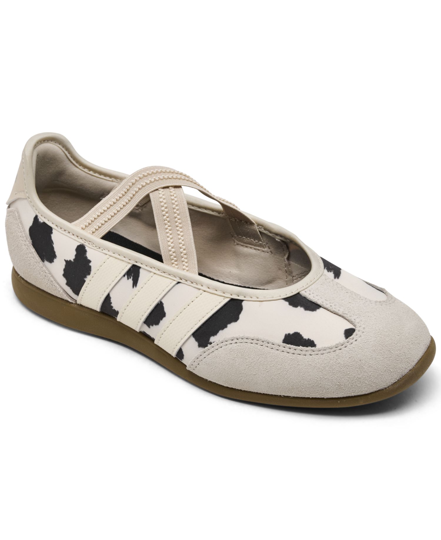 Women's Barreda Mary Jane Cow Print Sneakers from Finish Line
