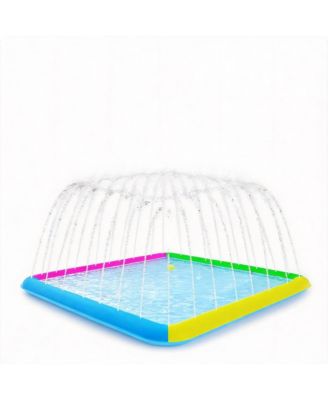 Splash Pad Square Dog Pool Sprinkler Non-slip Outdoor Pet Summer