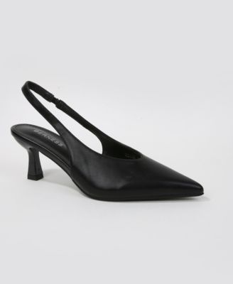 Women's Circe Pointed Toe Slingback Kitten Heels