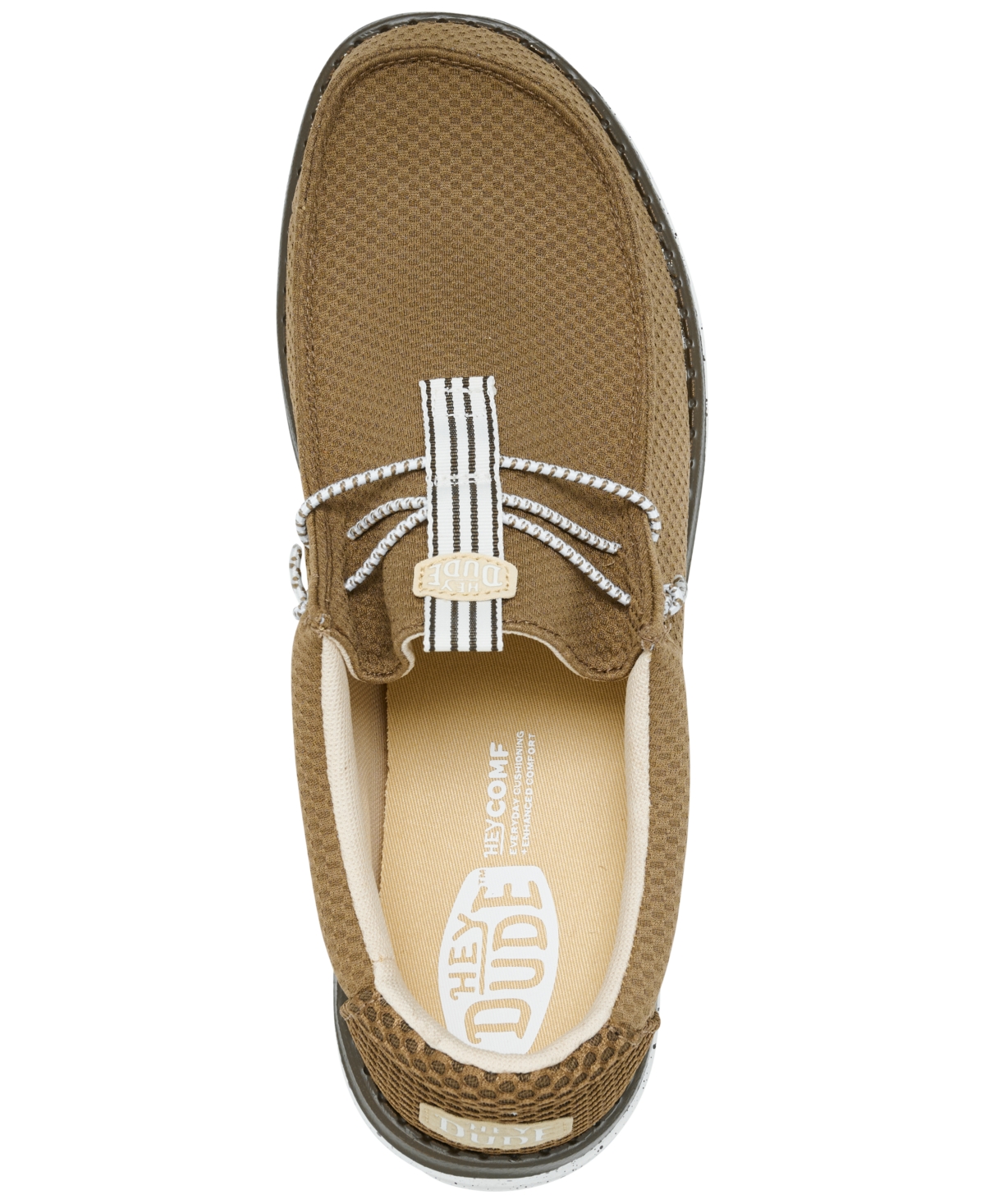 Hey Dude Men's Wally Mesh Slip-On Moccasin Sneakers from Finish Line