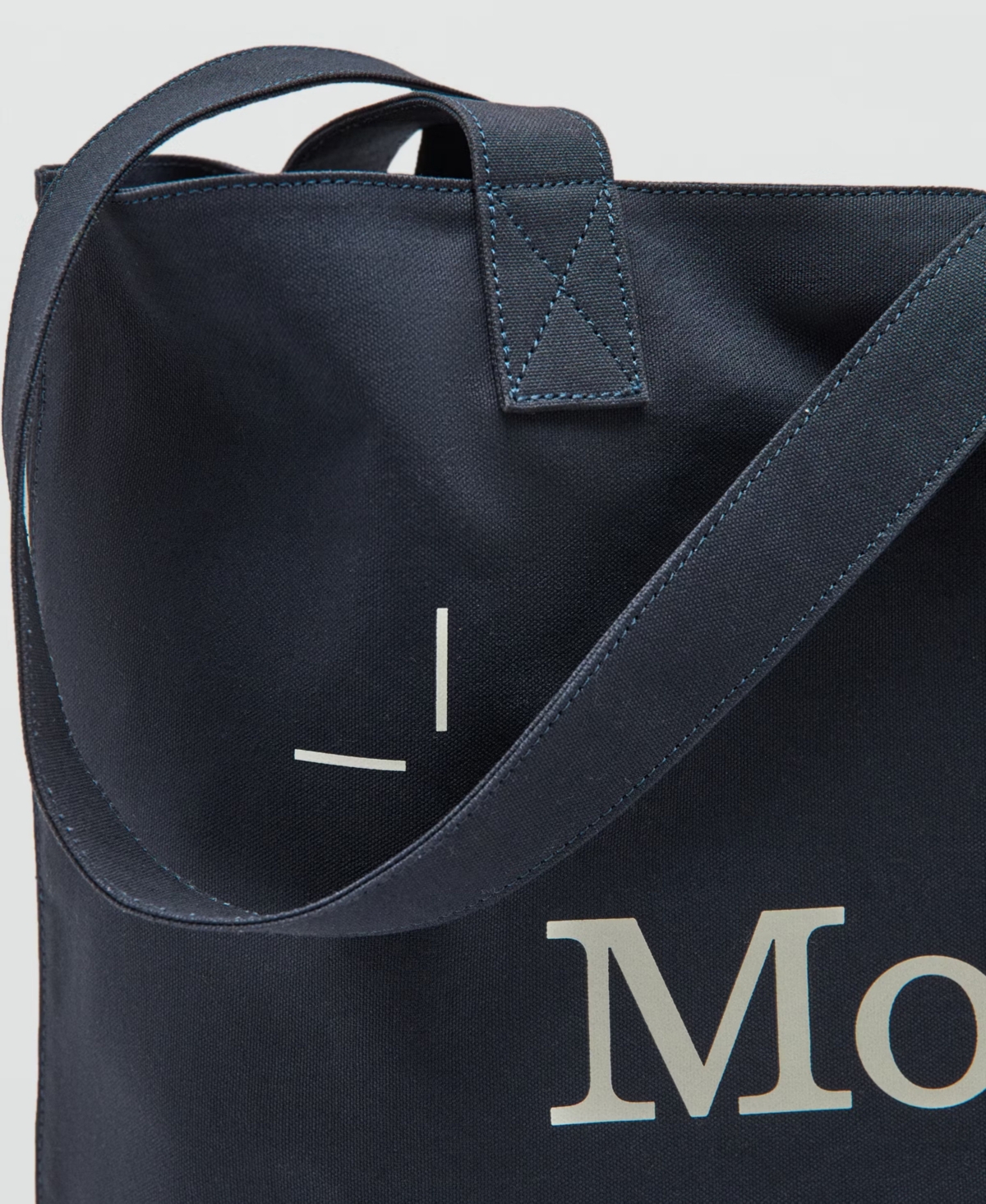 Mango Men's Cotton Canvas Tote Bag