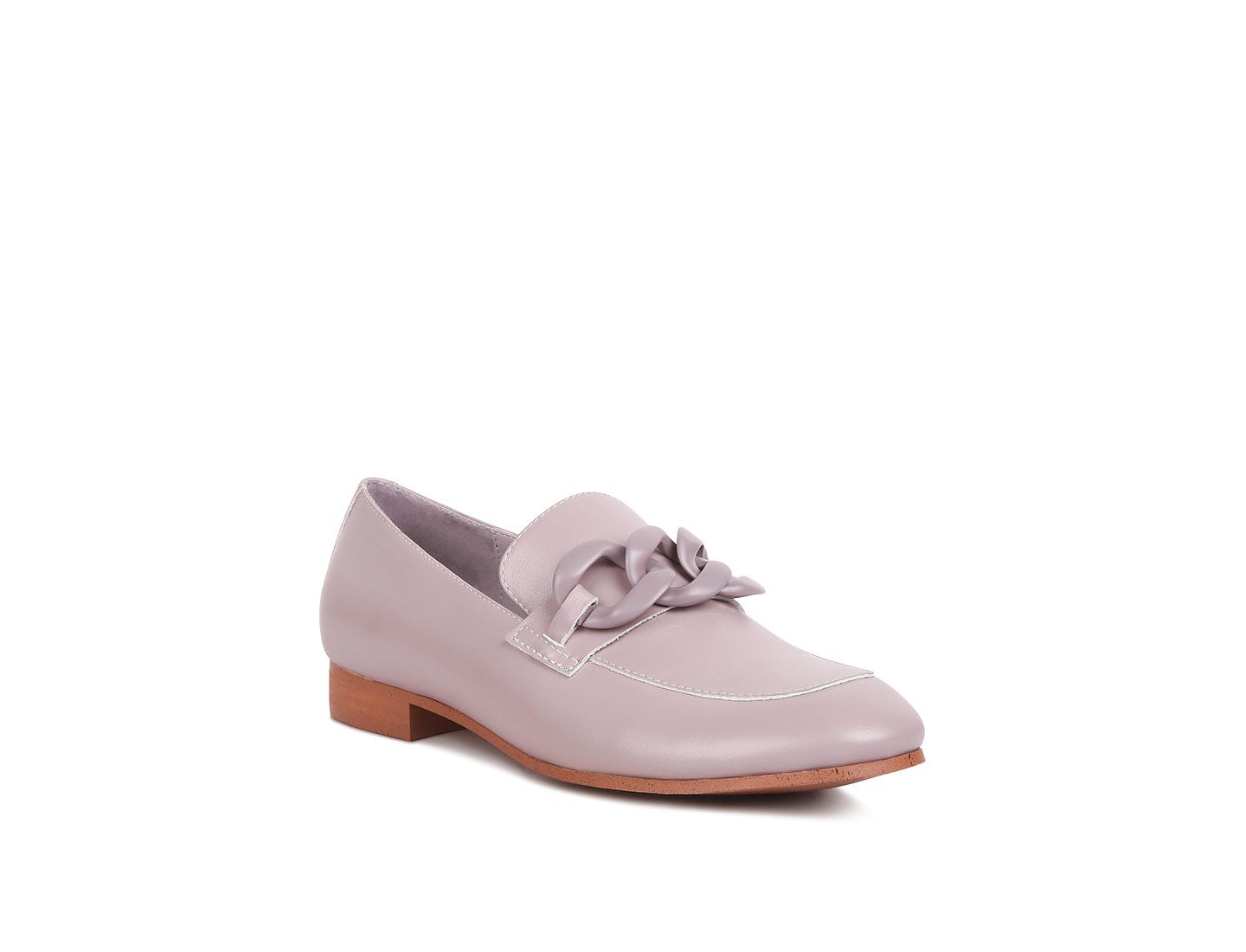 Женские туфли Rag & Co Merva Chunky Chain Leather, цвет: Фиолетовый — фото 28