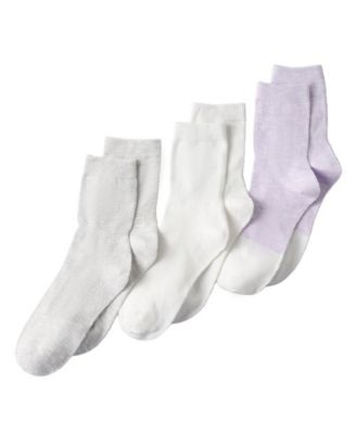 Women's 3-Pack Summerweight Slub Midi Socks