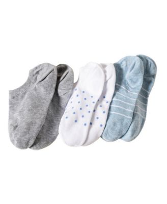Women's 3-Pack Cotton Patterned Sneaker Liners