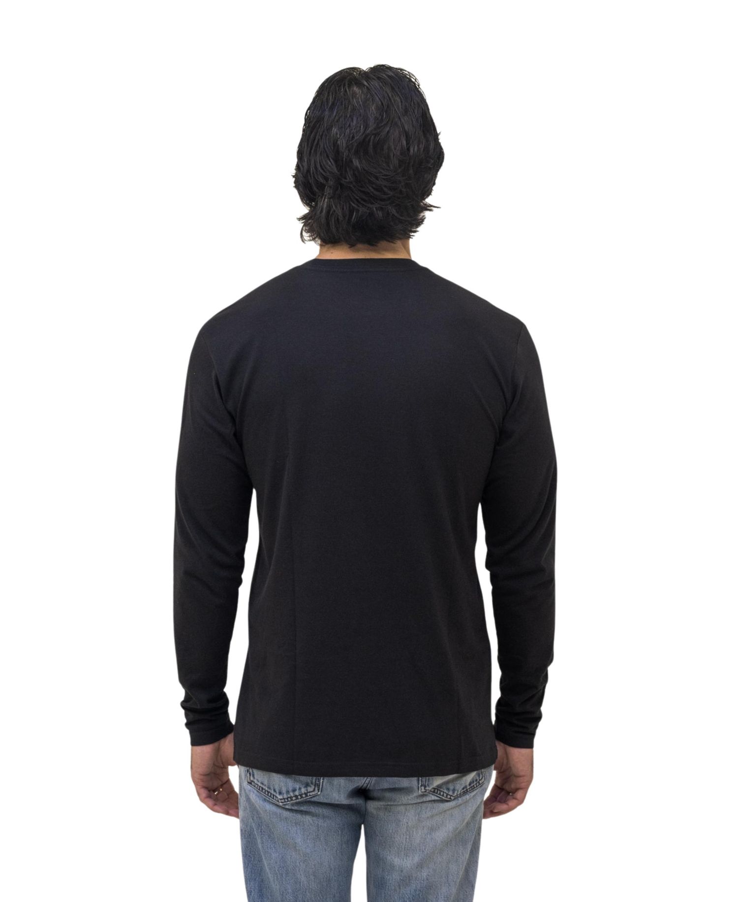 Men's Long Sleeve Crew Neck, 6-Pack