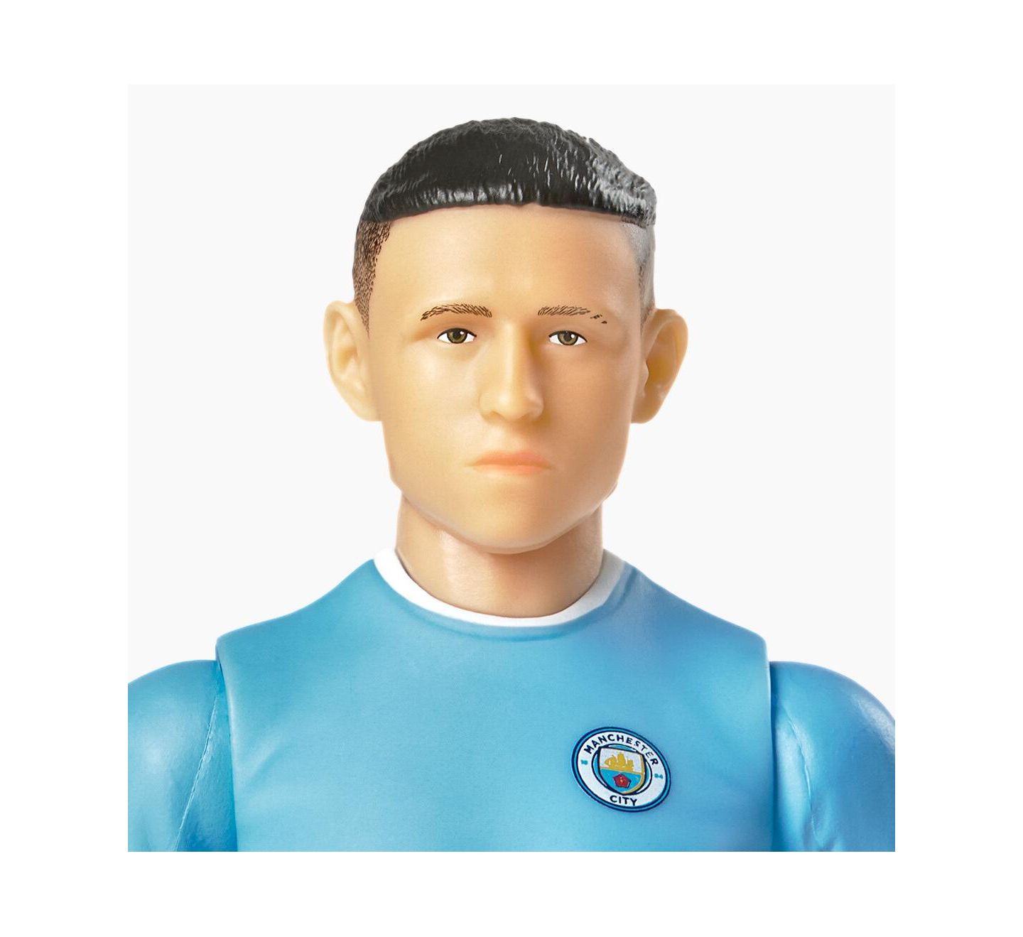 Детская фигурка Banbo Toys Sockers Manchester City Phil Foden 8" Articulated Soccer Action Figure, 14 Years & Up, цвет: Разноцветный — фото 4