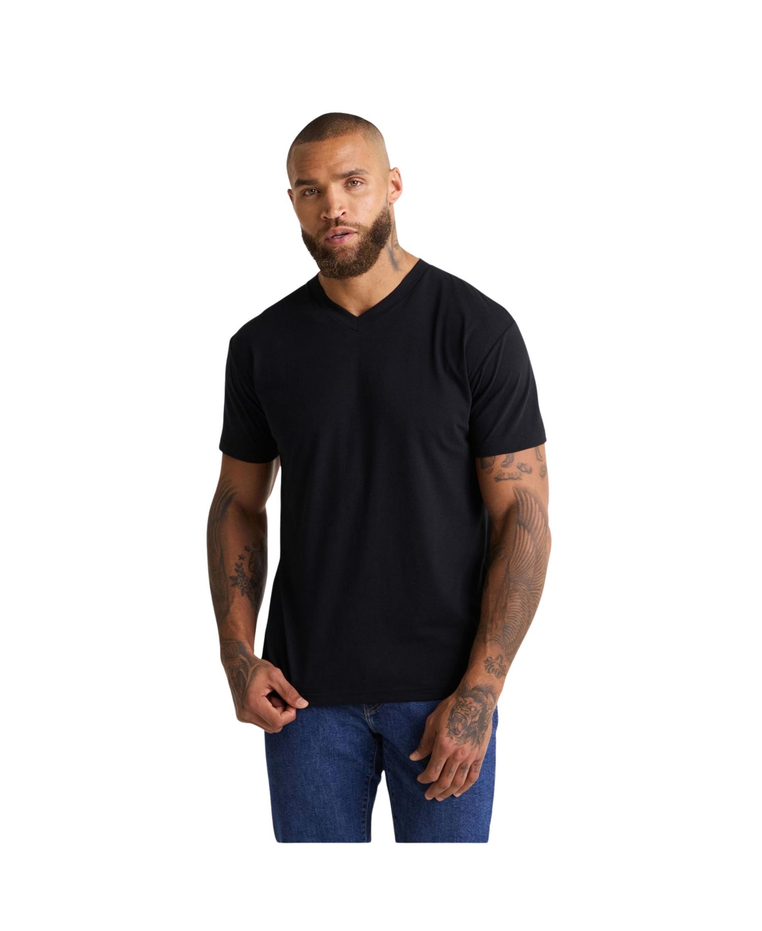 Men's V-Neck T-Shirt, 6-Pack