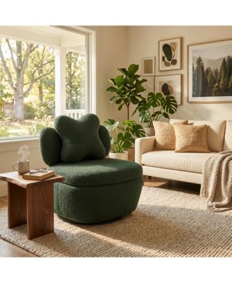 Soft Toy Bear Accent Chair, Soft Boucle Cloud-Shape Armchair for Living Room or Bedroom, Cute Cozy Sofa, Soft Toy Soft Fabric