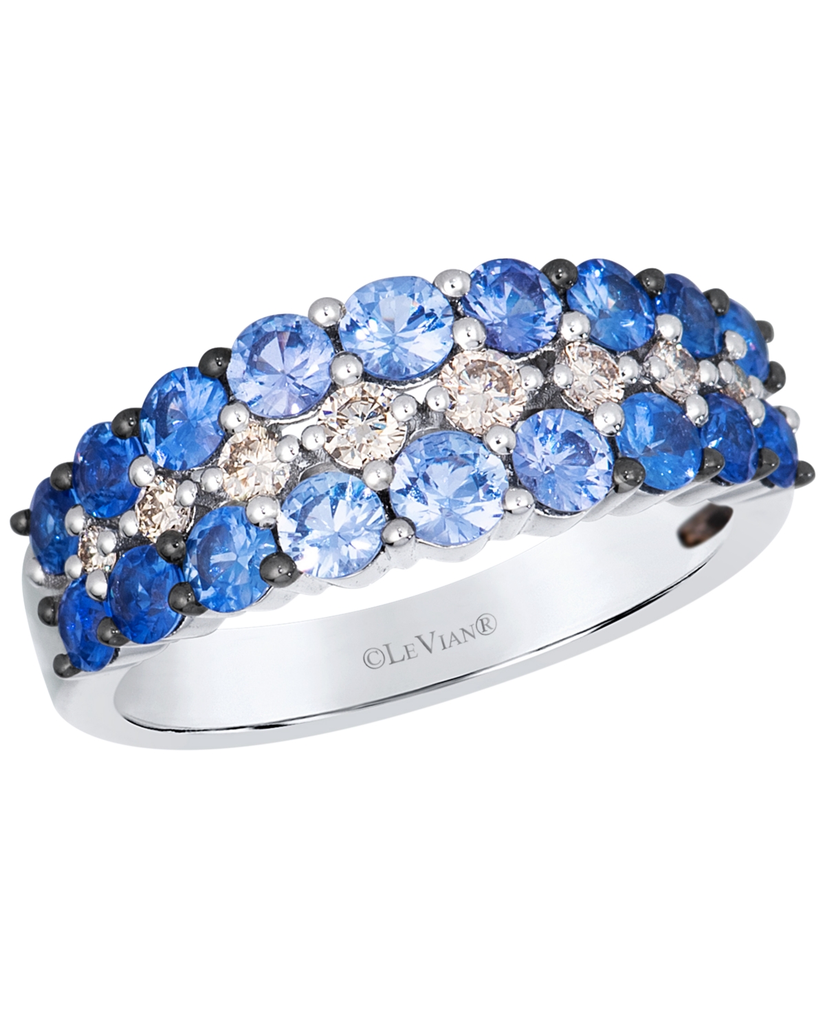 Le Vian Sapphire (1-7/8 ct. t.w.) & Diamond (1/4 Ring 14k Vanilla Gold