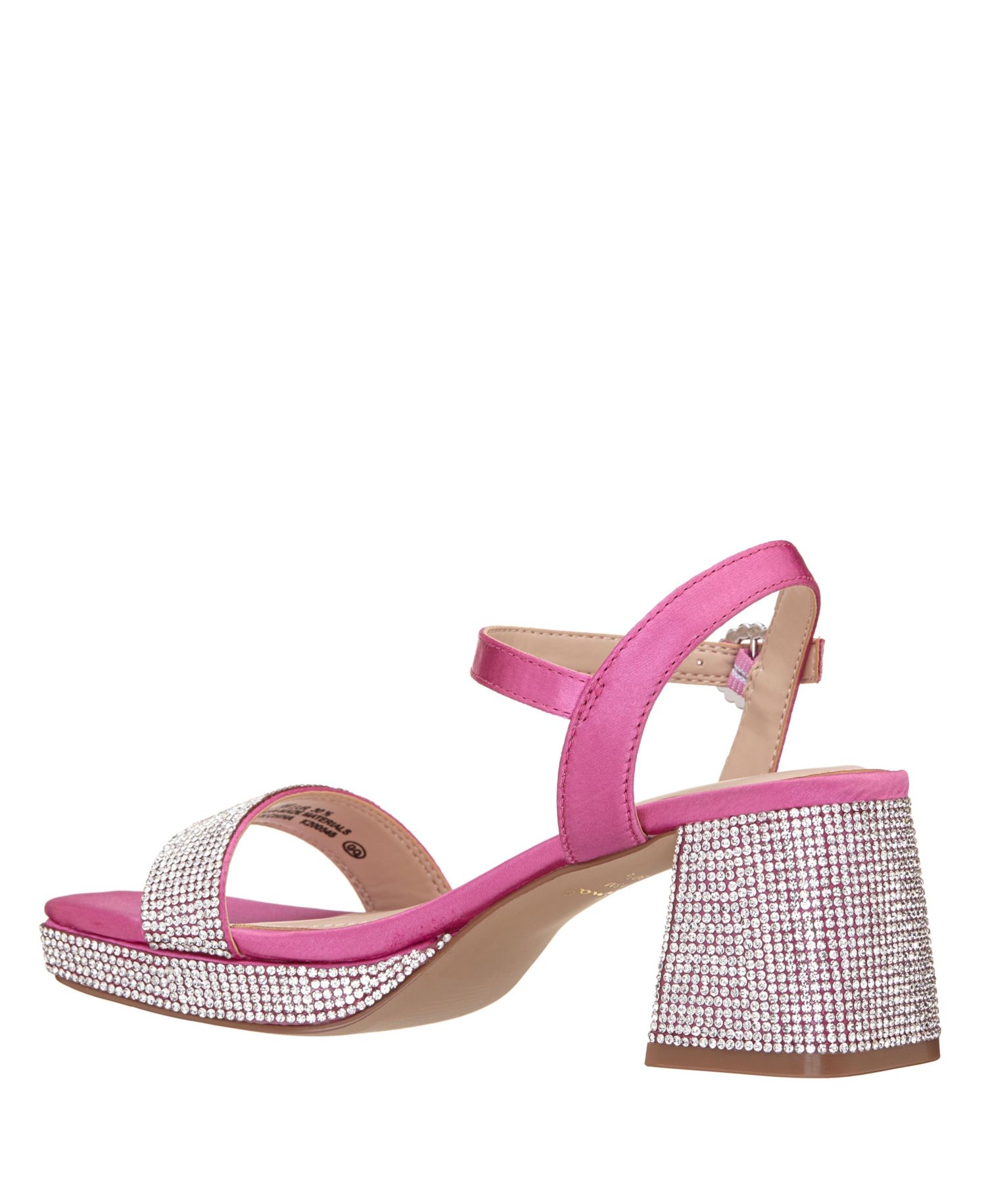 Marysol Big Girl Rhinestone Platform Dress Sandals