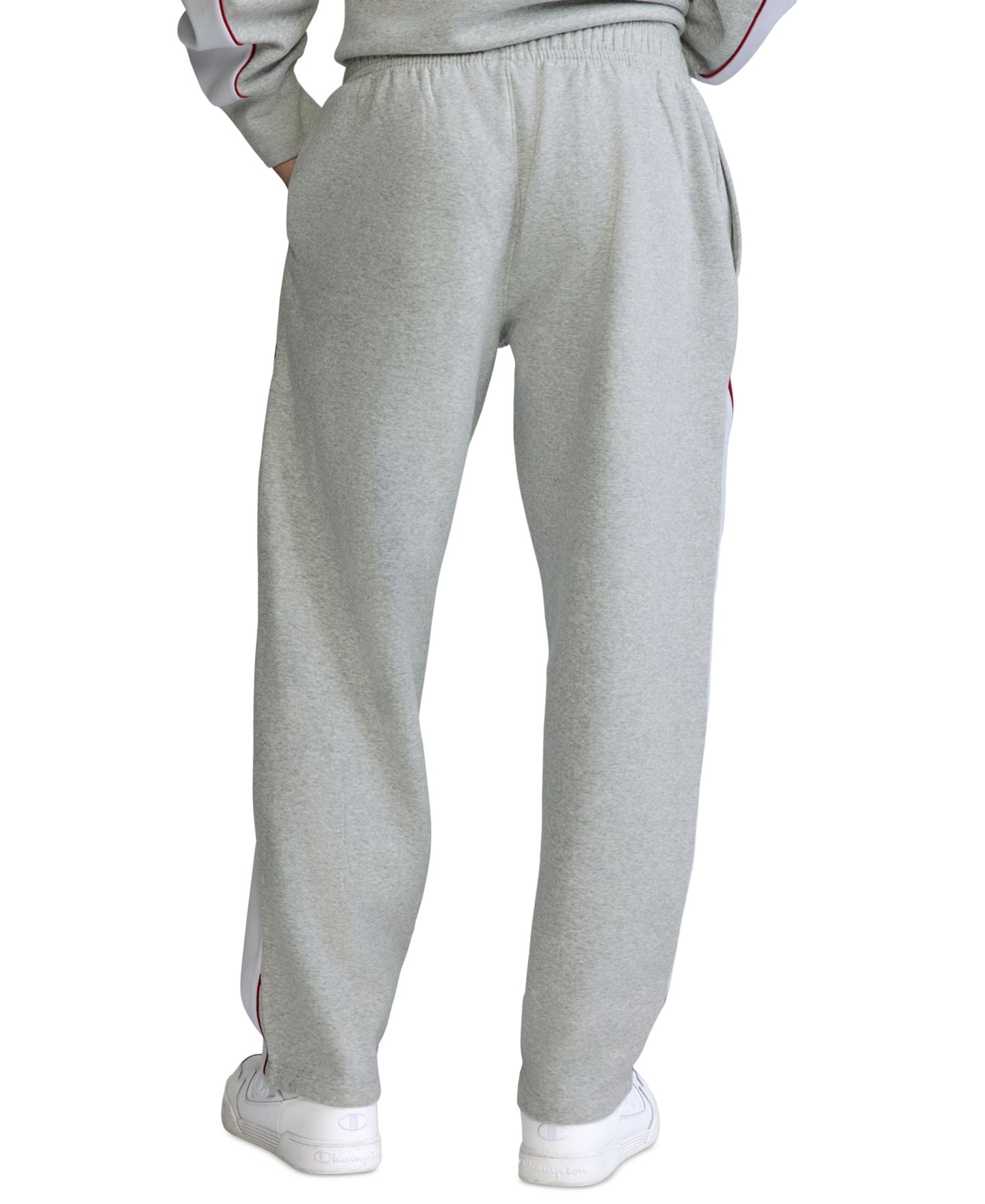 Мужские брюки Champion Open Bottom Relaxed-Fit, цвет: Светлый серый меланжевый — фото 4