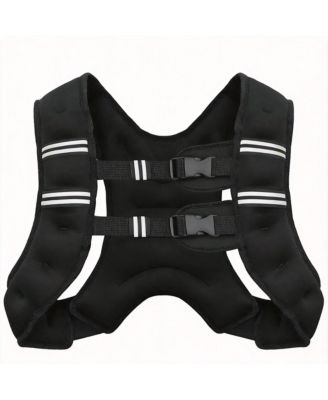 Weighted Vest Reflective Adjustable Strength Training Walk Run Jog