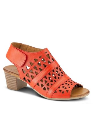 Women's Dorotha Ankle Strap Sandal with Laser Cut Detail