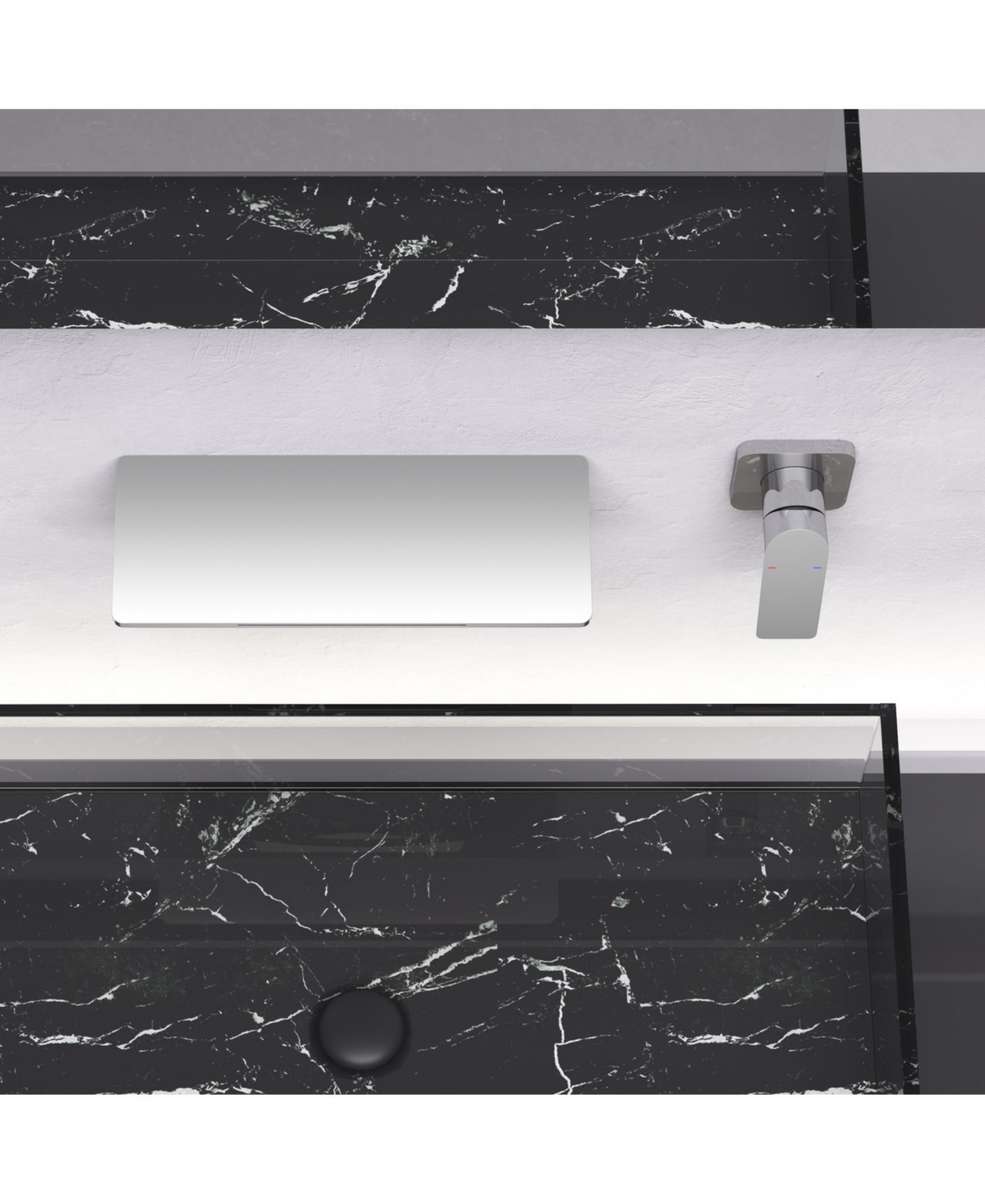Phying Waterfall Bathroom Sink Faucet