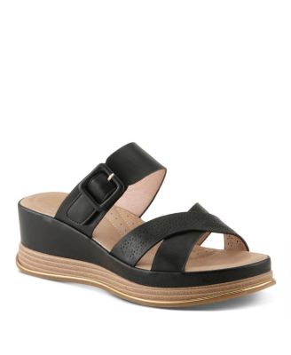 Women's Cattaneo  Wedges with Hook Closure