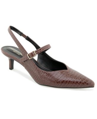 Women's Daray Kitten Heel Sling Back Pump