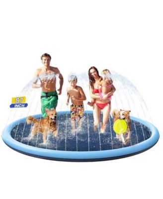  Dog Splash Pad Sprinkler Pool Outdoor Play Water Fun