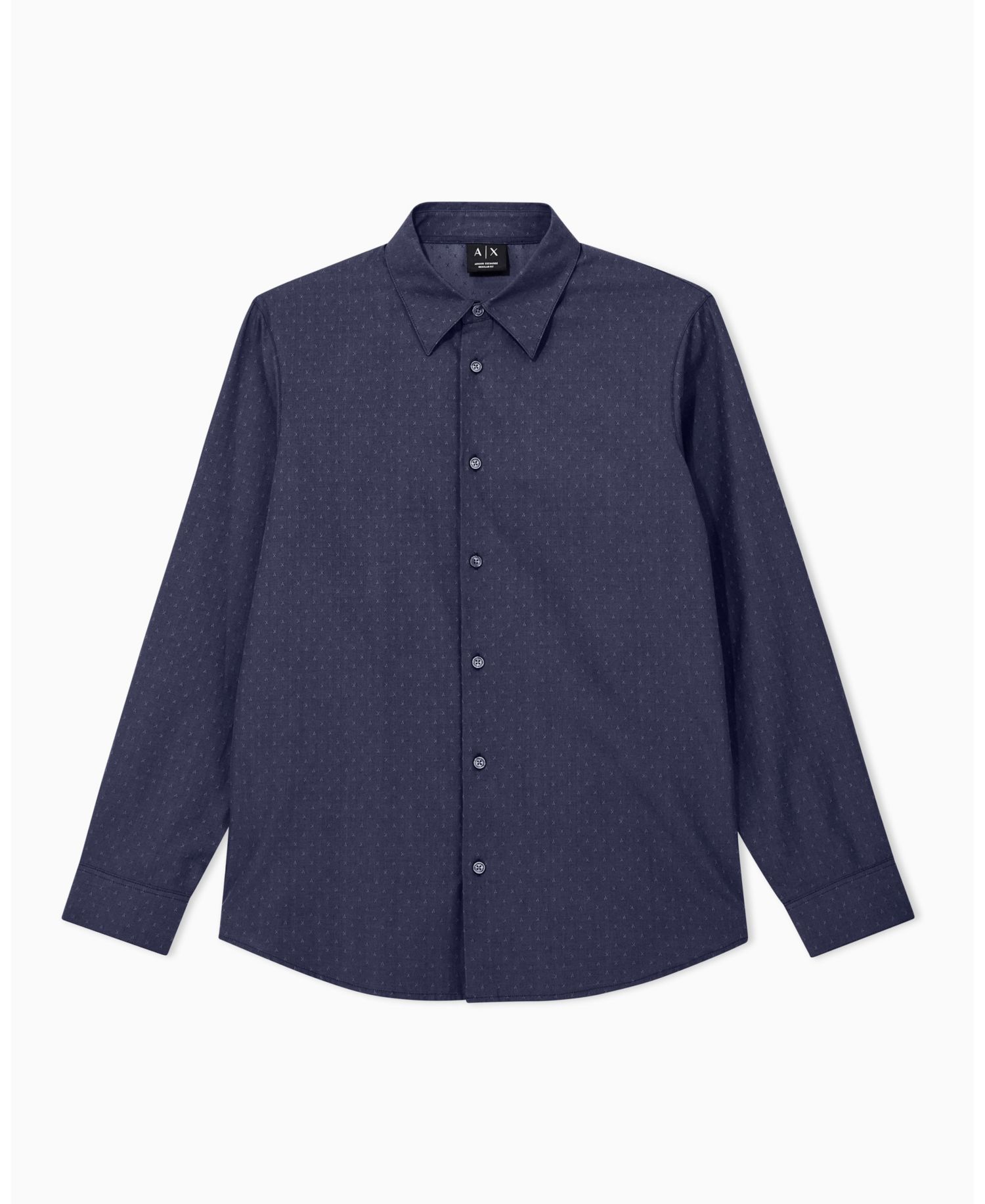 Men's Cotton Jacquard Woven Shirt