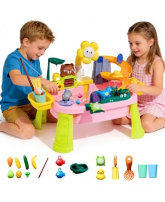 Sand Water Table Electric Pump Kitchen Play Sink Kids Toys
