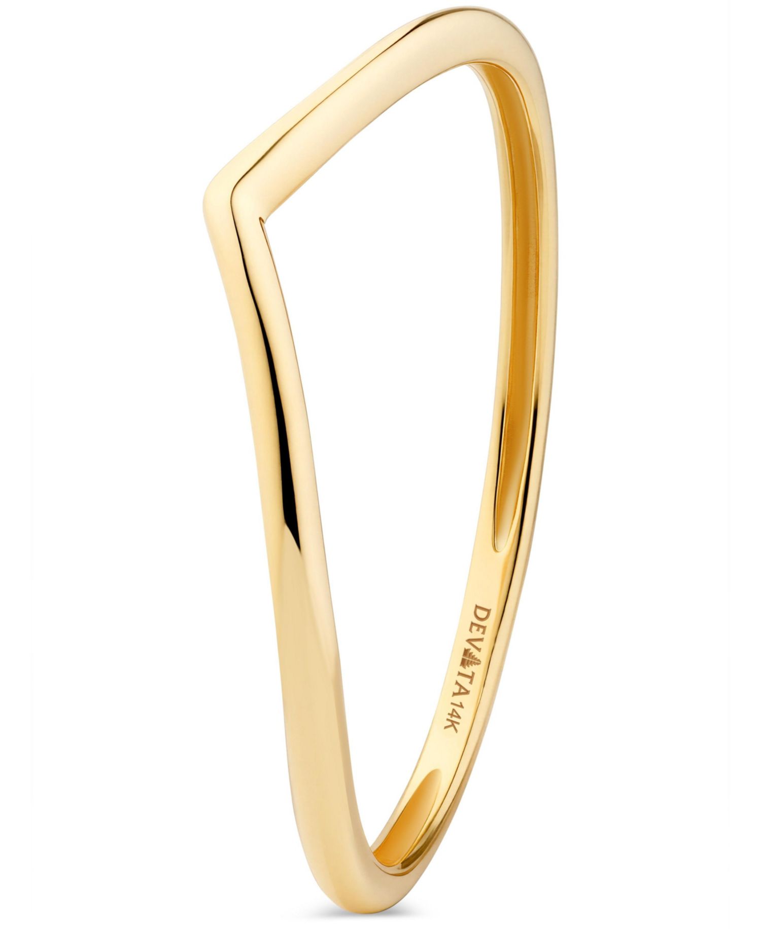 Chevron Ring in 14K Gold
