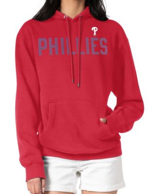 Women's Red Philadelphia Phillies Dot Print Pullover Hoodie