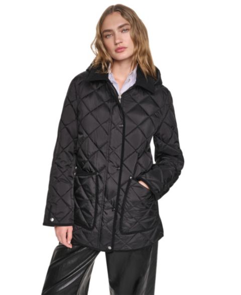 Женские куртки DKNY Quilted Barn Coat