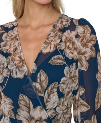 ethnic cotton dresses for women Beige Printed Dress Knee Length Color Elle 100% Cotton Poplin Size:XL / US 10-12 Discount_Eligible_Test