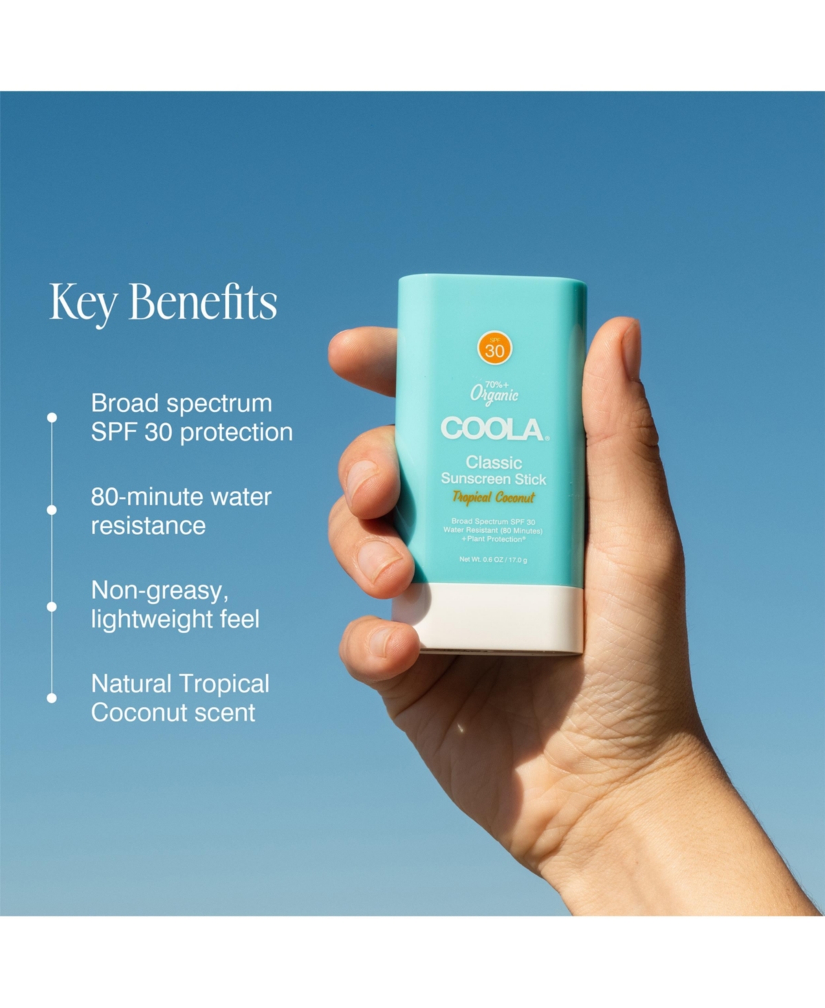 Coola Classic Sunscreen Stick Spf 30