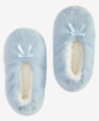 Women's Faux-Fur Ped Slipper Socks
