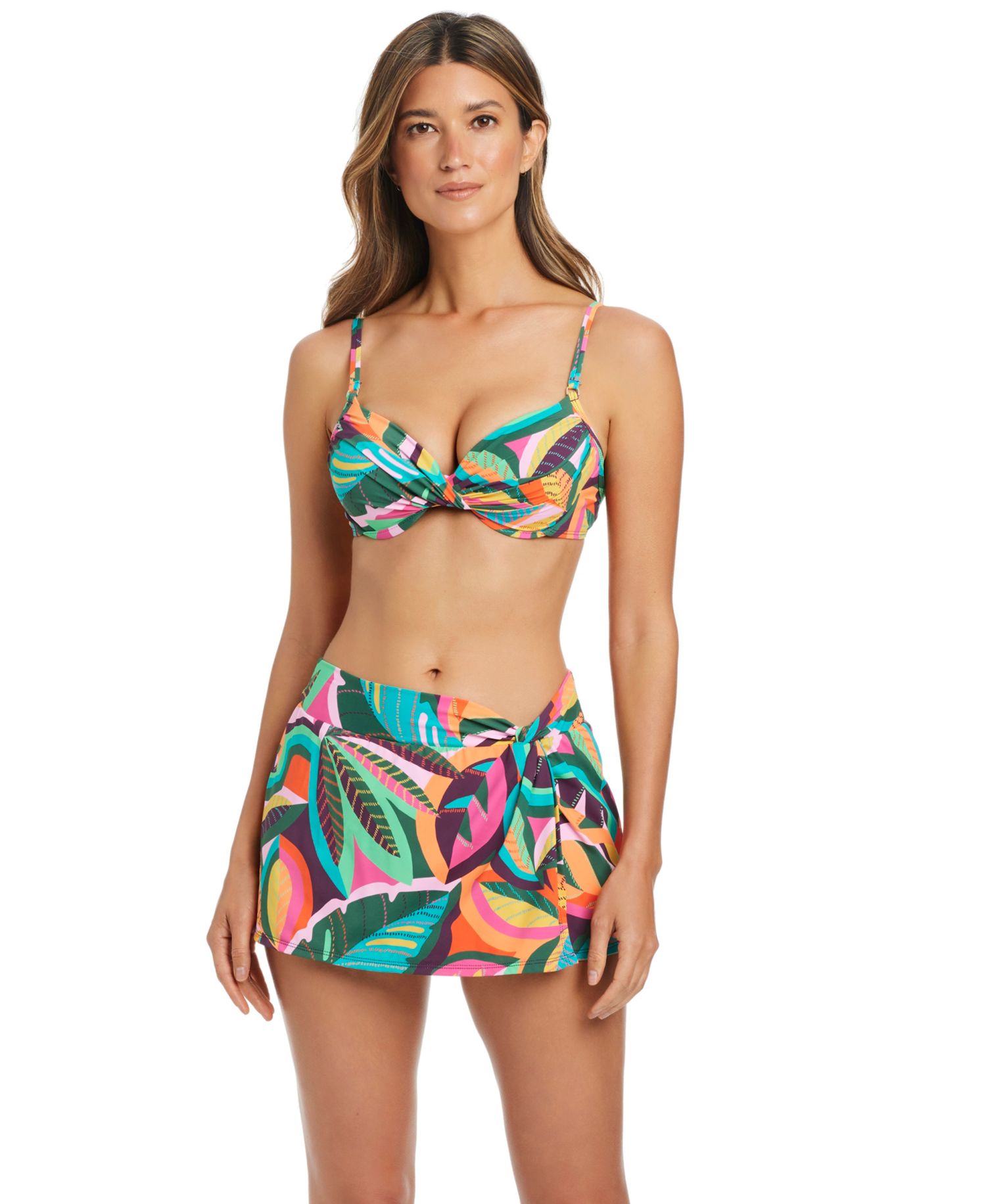 Women's Draped Hipster Swim Skirt