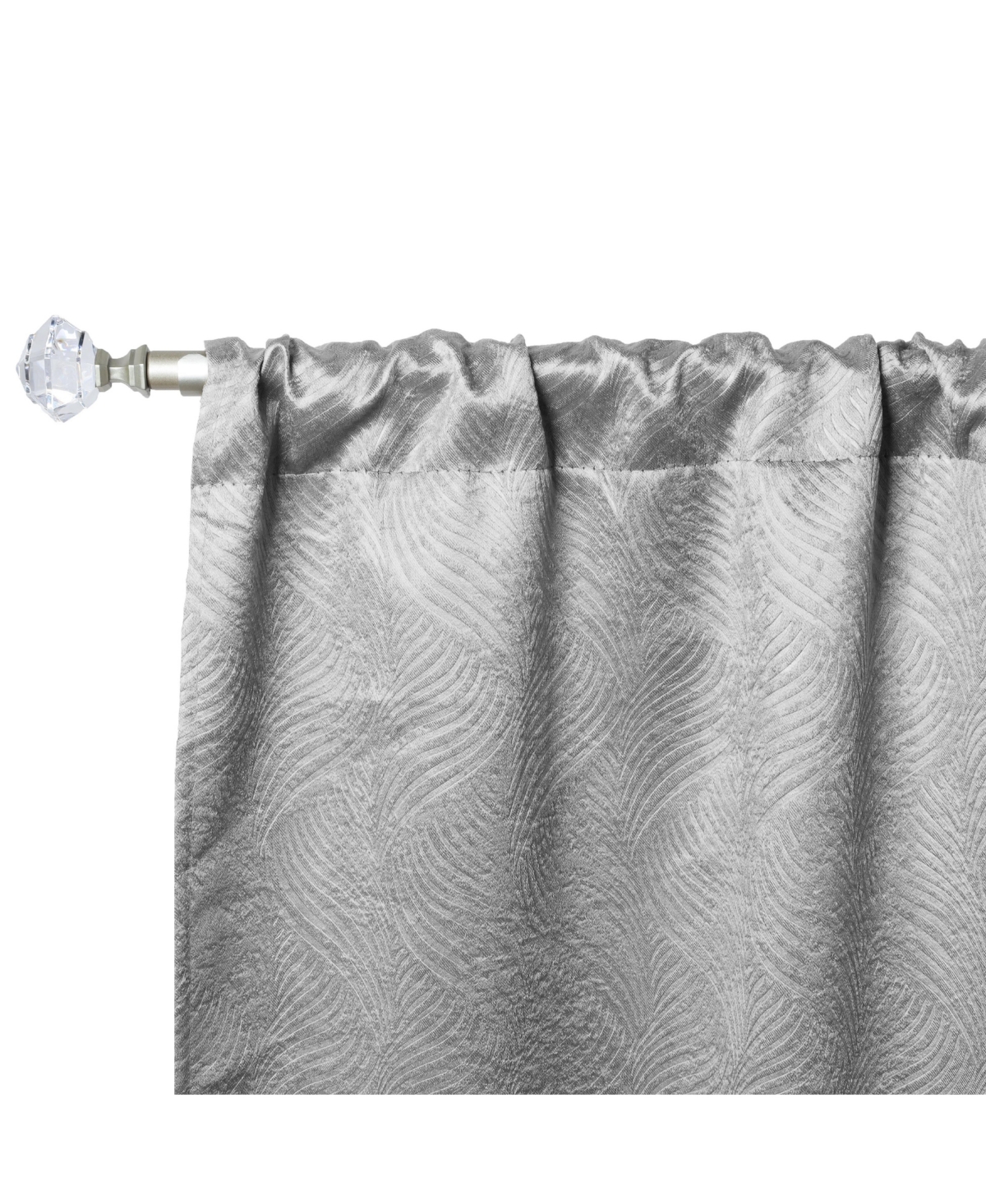 Superior Wave Geometric Washable Room Darkening Blackout Curtains