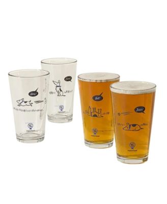 Bad Dog Tumblers, Set of 4