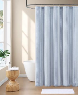Ocean Stripe Shower Curtain, 70" x 72"