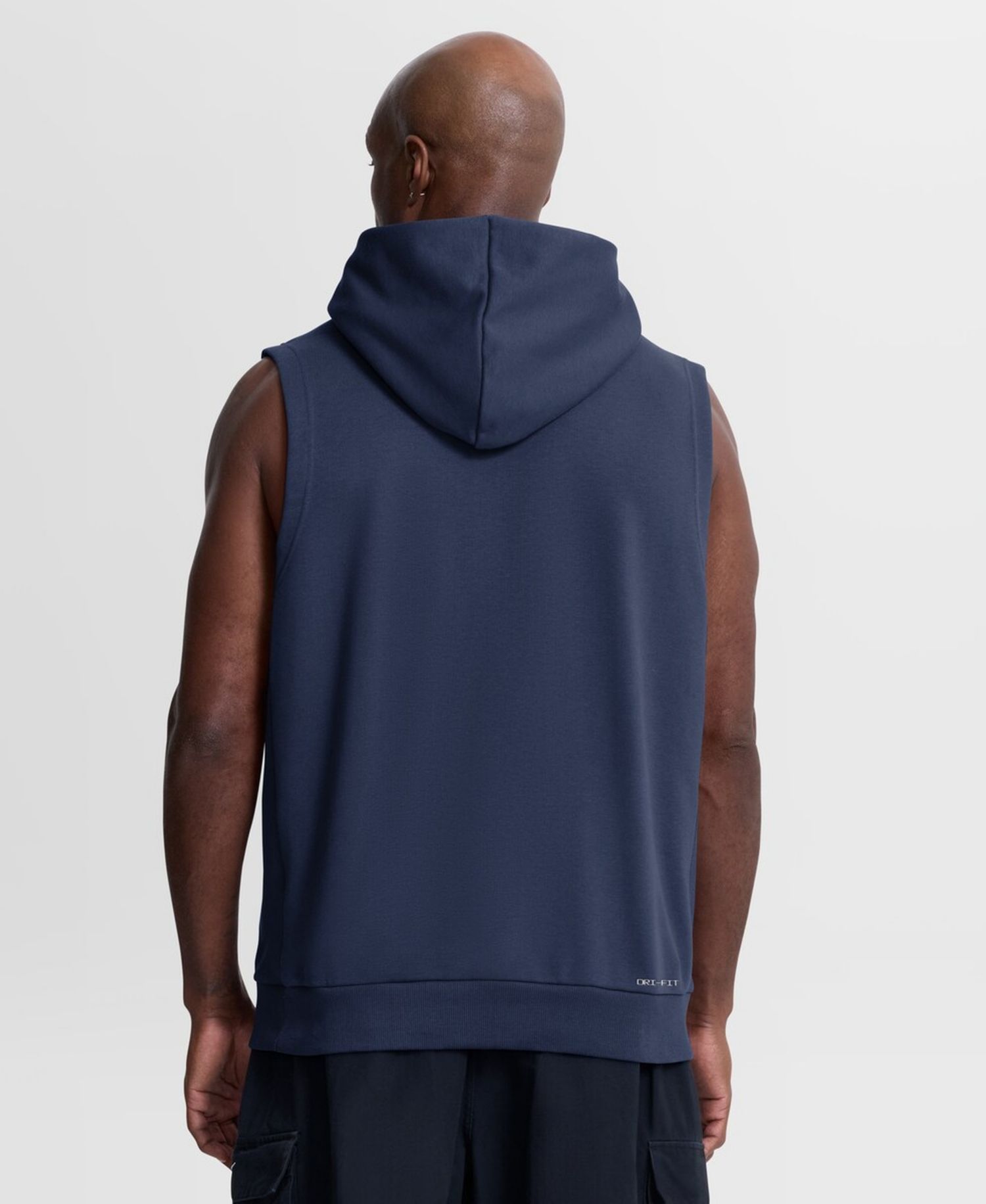 Men's Navy Boston Red Sox Authentic Collection Standard Issue Dri-FIT Sleeveless Hoodie