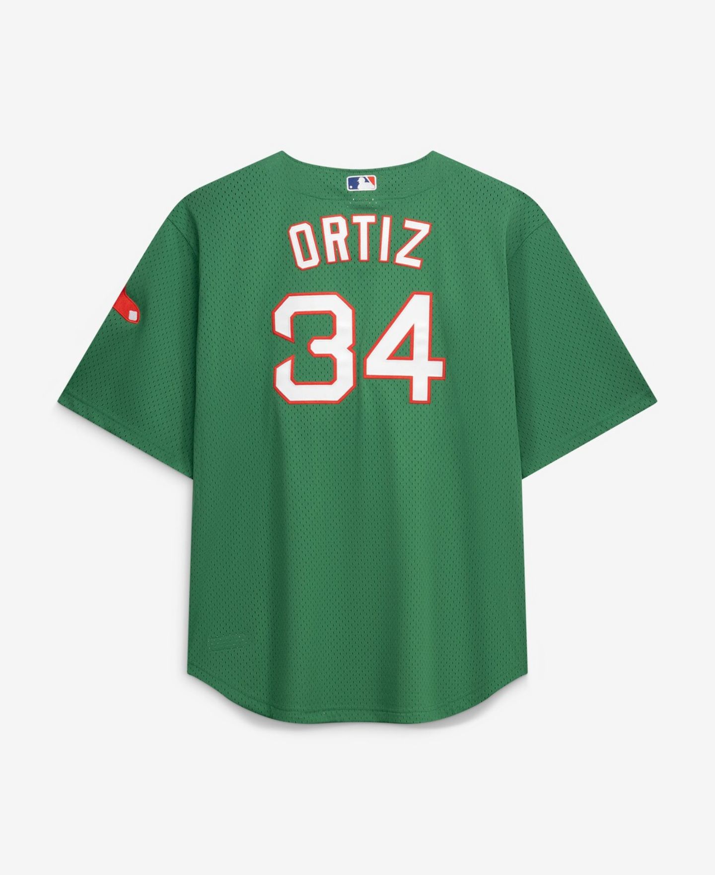 Мужское джерси Mitchell & Ness David Ortiz Boston Red Sox Big & Tall Cooperstown, Green — фото 2
