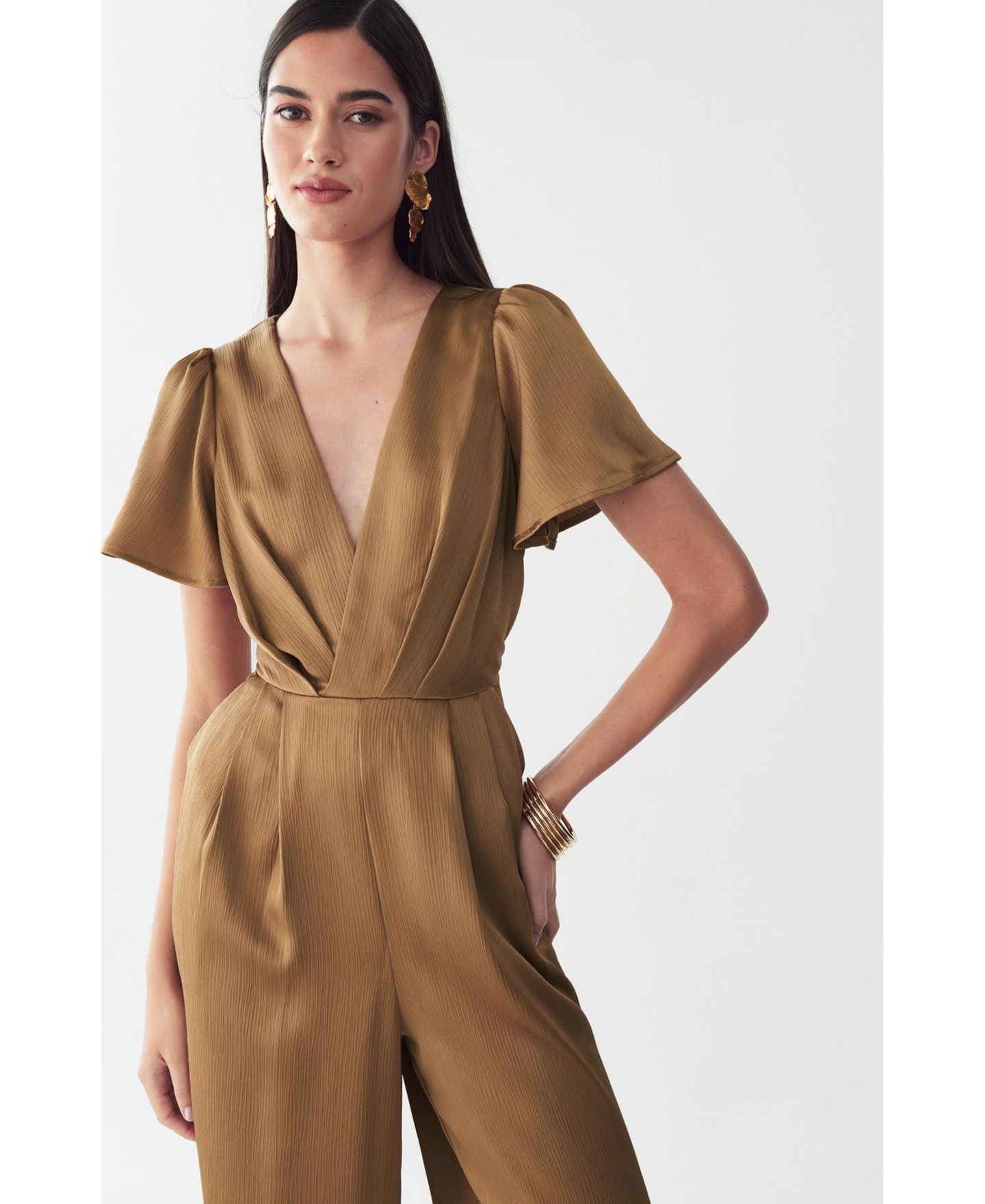 Женский комбинезон ST MRLO Imani Jumpsuit, цвет: Бронзовый — фото 5