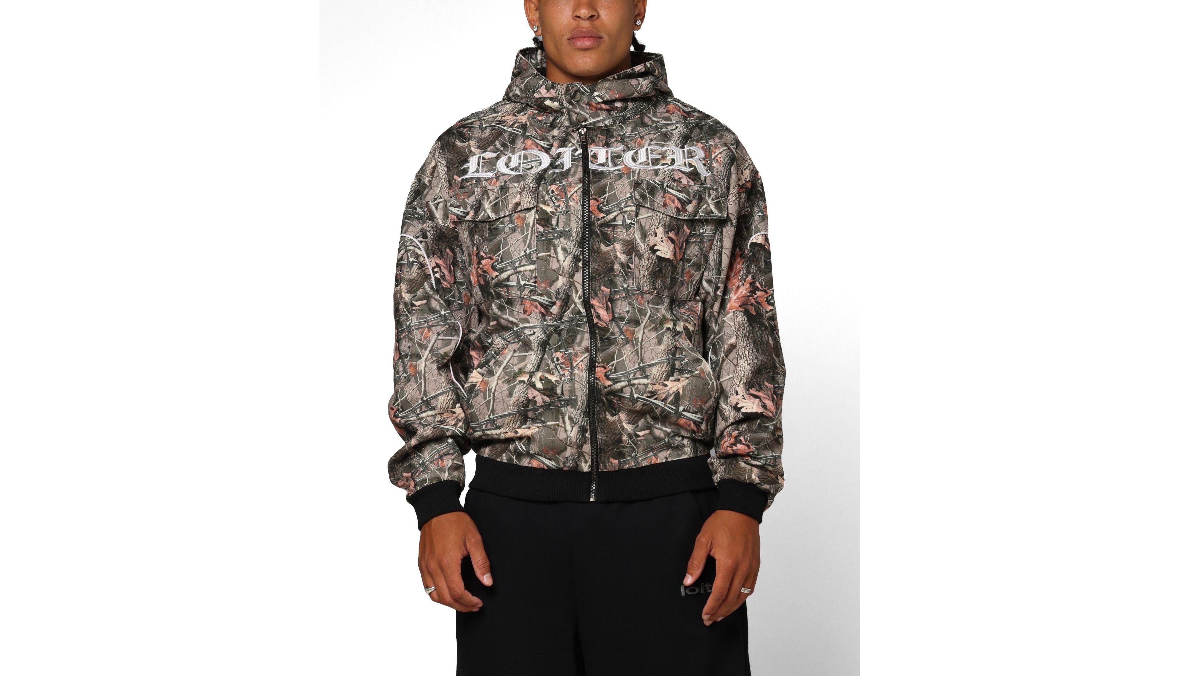 Loiter Mens Fracture Hoodie - Real Tree Camo